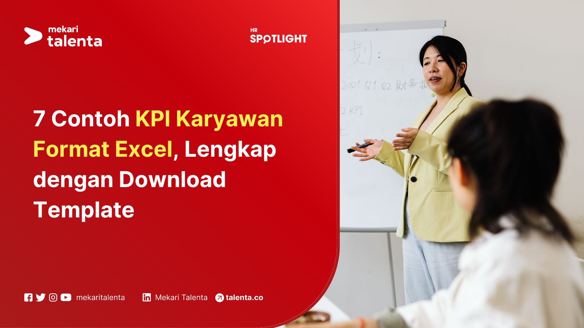 Gambar 7 Contoh KPI Karyawan Format Excel, Lengkap dengan Download Template