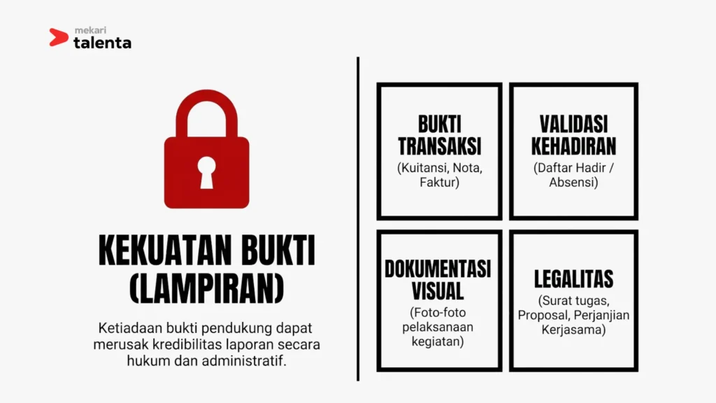 perlunya bukti pendukung lpj