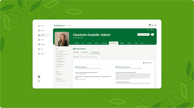 BambooHR performance management image