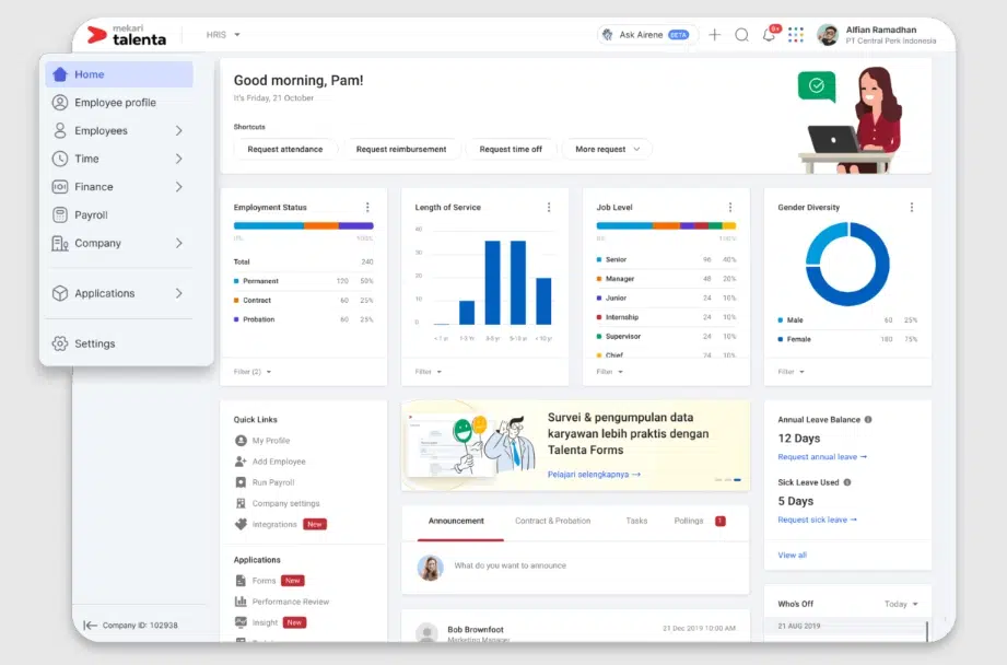 aplikasi hris mekari talenta