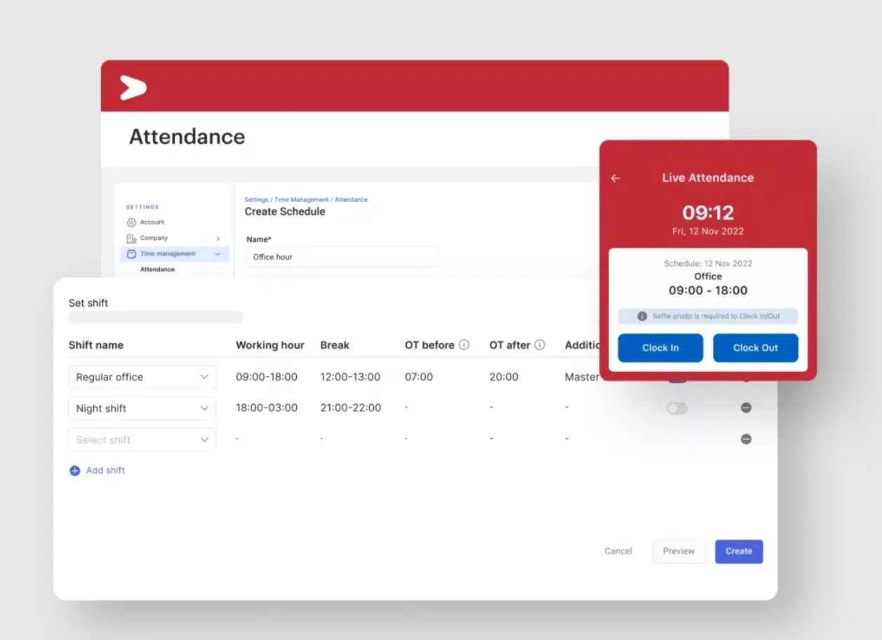 attendance Mekari talenta
