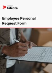 Image Employee Personal Request Form