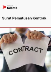 Gambar Surat Pemutusan Kontrak