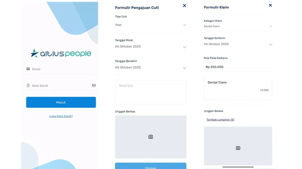dahboard payroll altius people