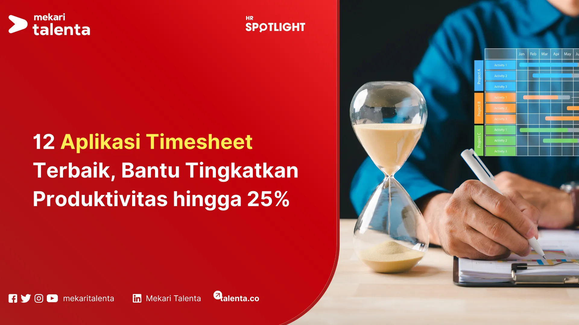 12 Aplikasi Timesheet Terbaik, Bantu Tingkatkan Produktivitas hingga 25%