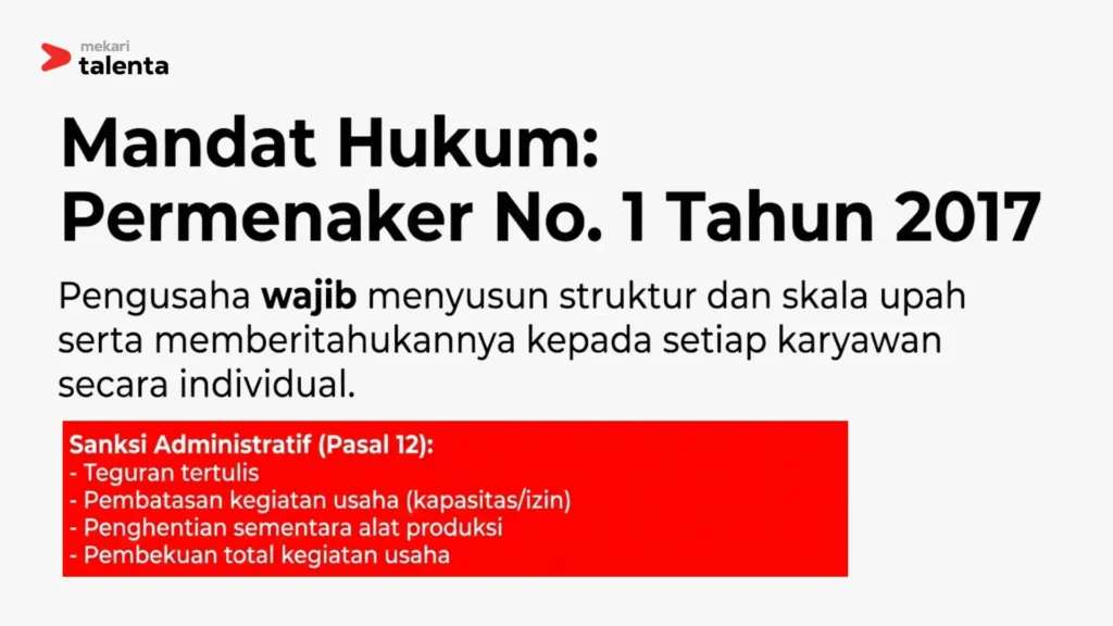 aturan undang-undang tentang struktur dan skala upah