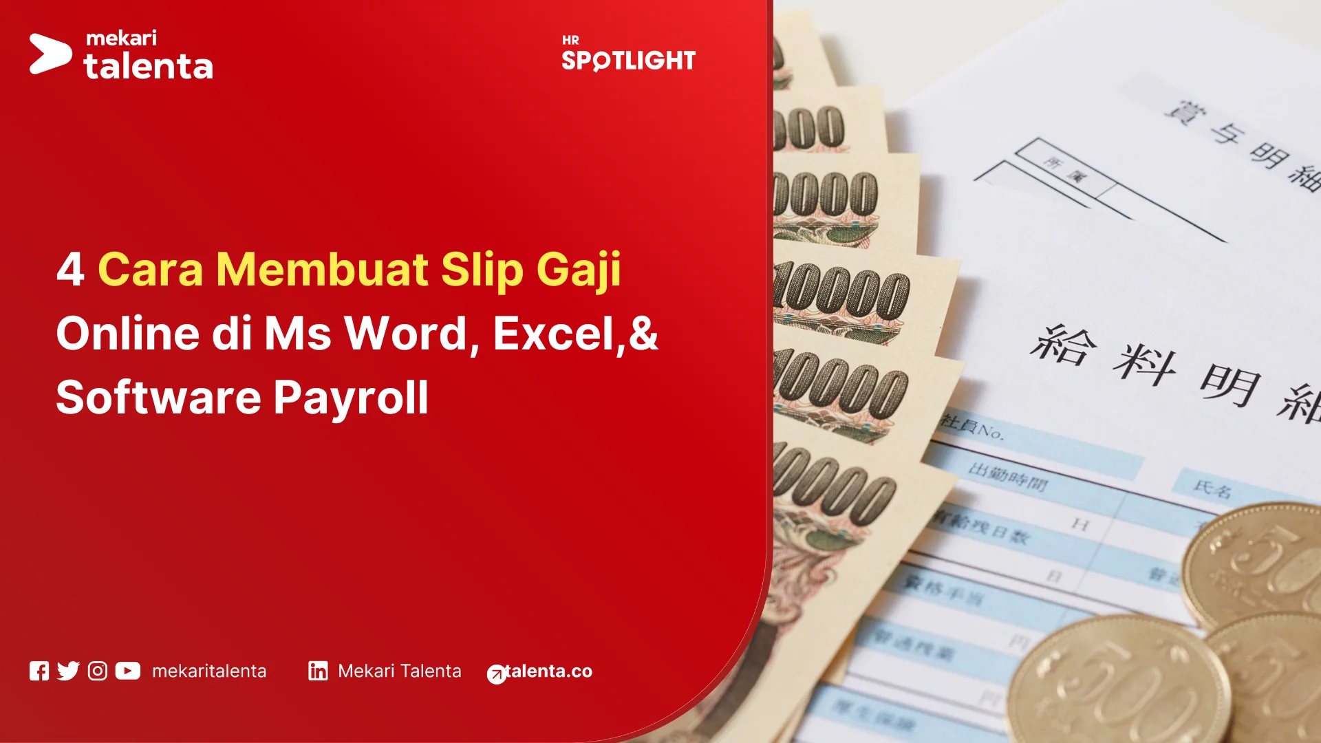4 Cara Membuat Slip Gaji Online di Ms Word, Excel, & Software Payroll