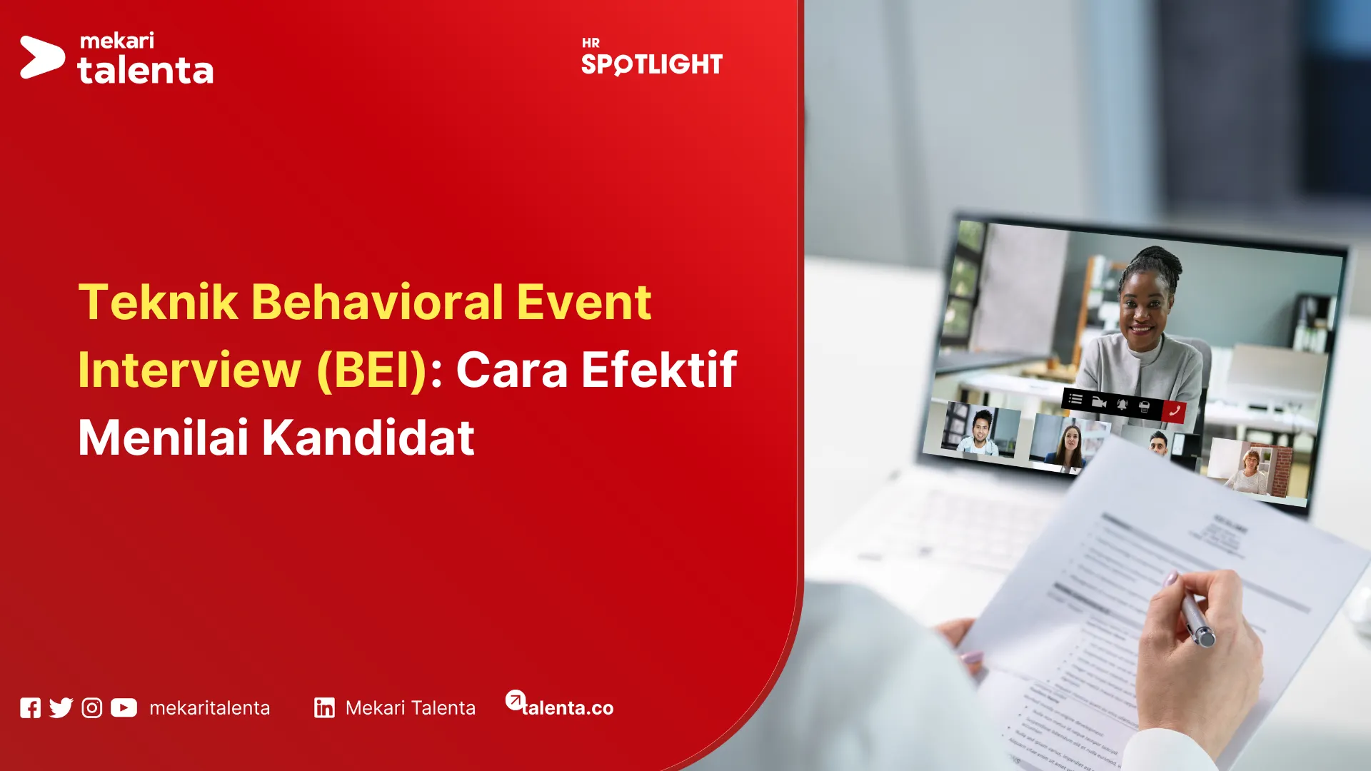Teknik Behavioral Event Interview (BEI)