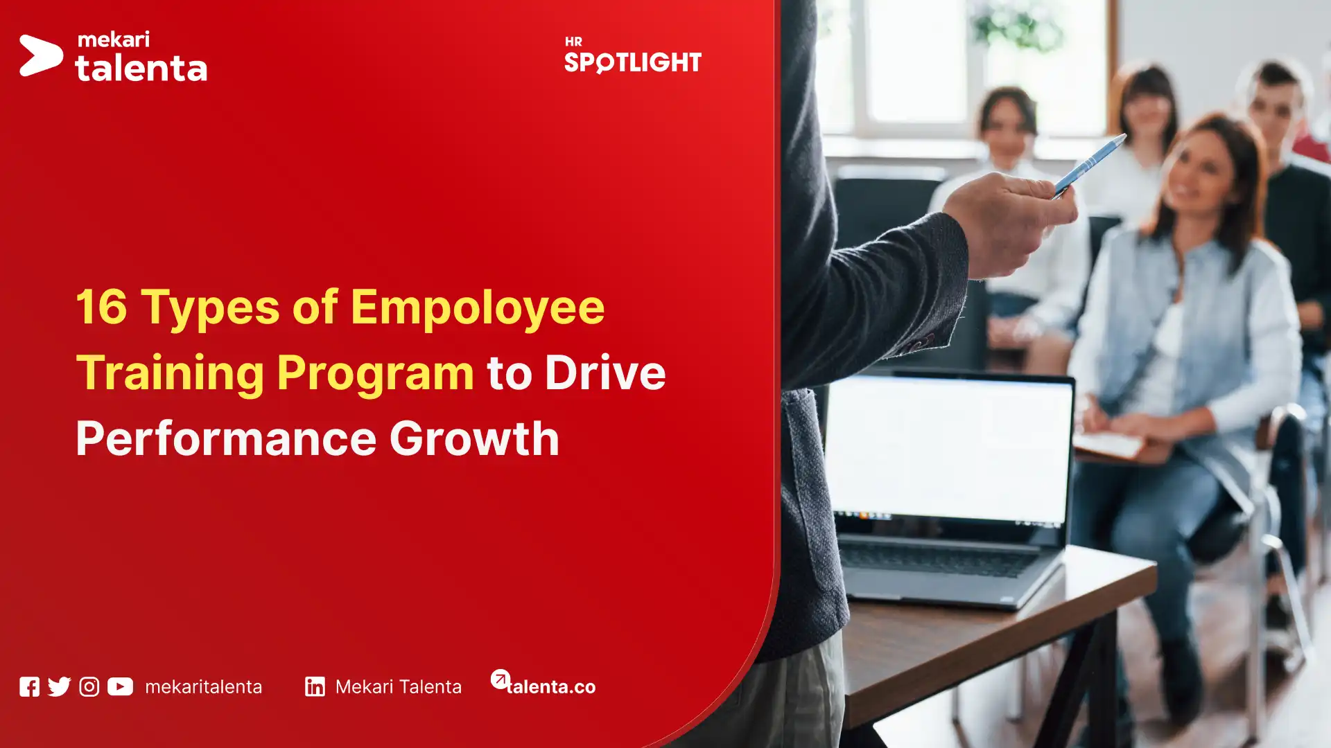 16 Types of Empoloyee Training Program to Drive Performance Growth