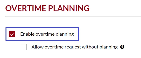 Overtime Planning Mekari Talenta