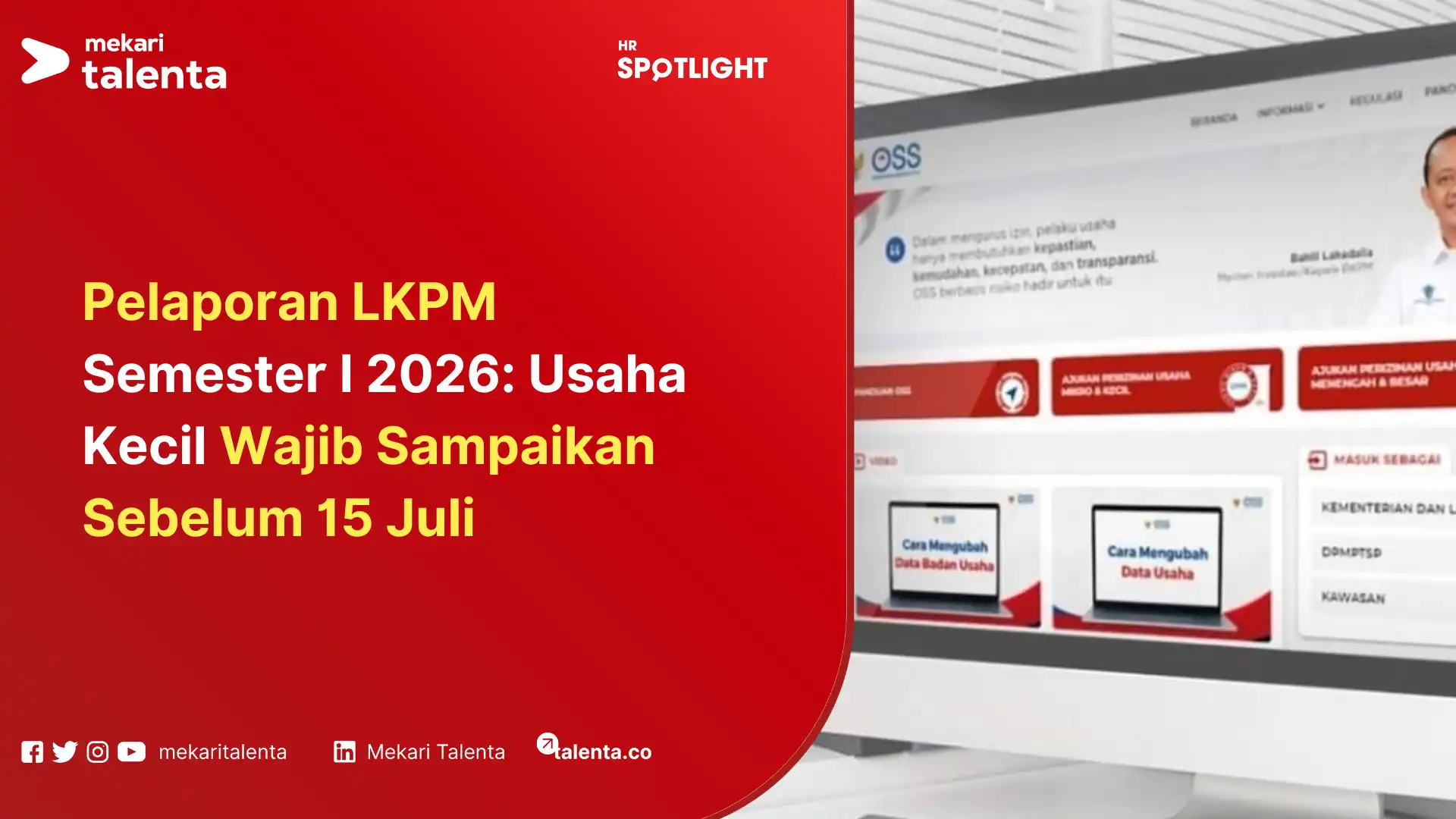 LKPM Semester I 2026: Usaha Kecil Wajib Lapor Sebelum 15 Juli
