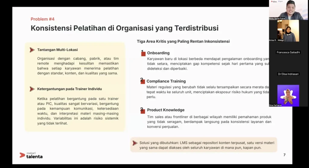 masalah 4 konsistensi antar cabang