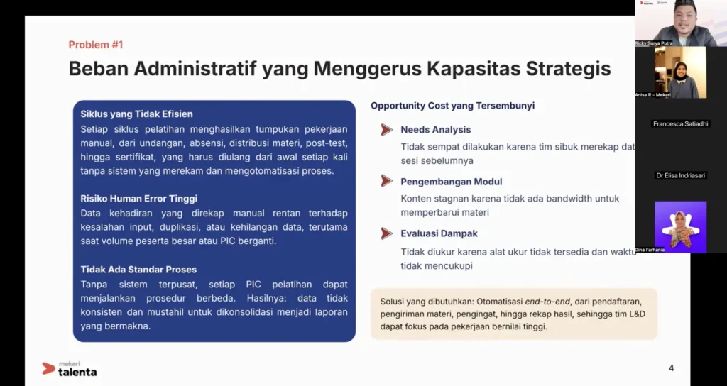 masalah beban administratif dalam L&D