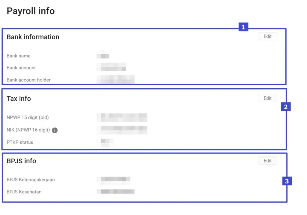 payroll info in mekari talenta