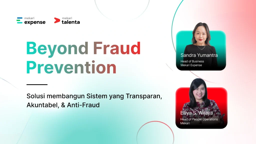 webinar beyond fraud prevention Mekari Talenta x Mekari Expense