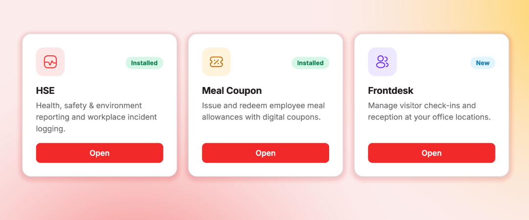Extended Apps Ecosystem
