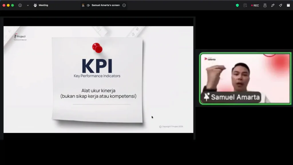 Webinar Mekari Talenta “From KPI to Business Impact Aligning Employee Performance with Company Goals”